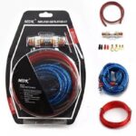 KAIBOYU MD-8 Car Amplifier Wiring Kit – High Performance Cables with AGU Fuse Holder for Subwoofer & Amp Setup