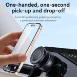Yesido C224 Magnetic Car Mobile Holder – Powerful Hold, Adjustable Viewing, Compact Design