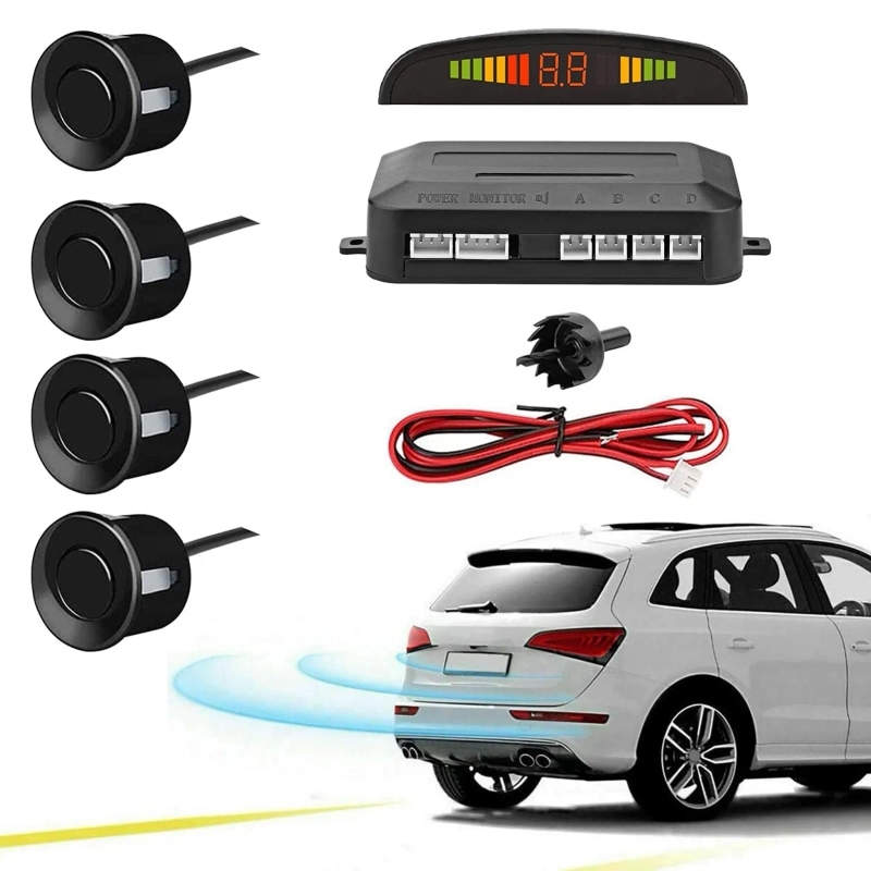 Car Parking Sensor System with 4-6 Sensors, LCD Display, and Buzzer Alarm Car Parking Sensor System with 4-6 Sensors, LCD Display, and Buzzer Alarm - Image 1