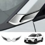 Toyota Corolla Cross A Pillar Trim 2pcs – Chrome Nickel Finish