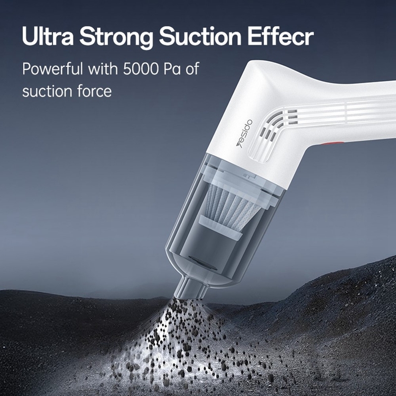 Yesido VC10 Strong Suction Vacuum Cleaner – Perfect for Car, Home & Office Dust Removal Yesido VC10 Strong Suction Vacuum Cleaner – Perfect for Car, Home & Office Dust Removal - Image 1