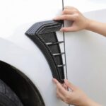 Universal Car Side Fender Decorative Trim – ABS Carbon Fiber Design