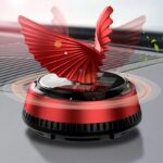 Eagle Wings Car Dashboard Showpiece | Rotable, Powered by In-Built Solar System & Perfume