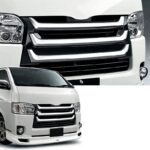 Front Bumper Grille Upgrade Kit – Premium Exterior Styling with Strong ABS Build and Easy Installation