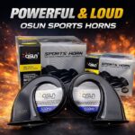 Osun ODL 163H MaxPower Sports Horn – Powerful 500Hz + 600Hz Super Loud Performance