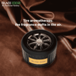 Black Odor Solid Tire Car Gel Air Freshener