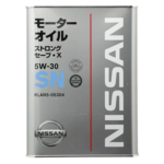 Nissan OEM Strong Save X 5W-30 Full Synthetic 4L