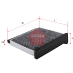 Sakura Filter CAC-1006 for Mitsubishi Lancer