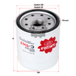 Sakura Oil Filter C-1147