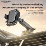 Yesido C267 Car Phone Holder – Suction Cup Mount with Press & Lock Clamp System