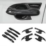 Carbon Fiber Door Handle Cover Kit - Stylish Look with Long-lasting Protection