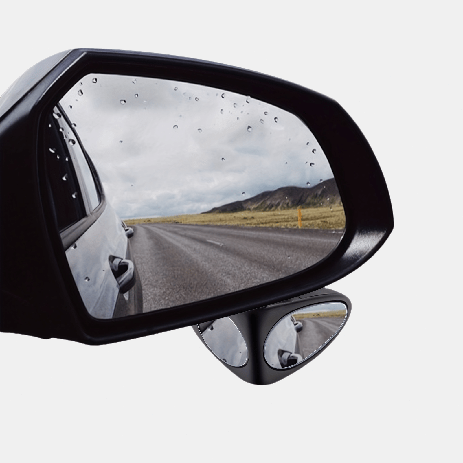 Car Blind Spot Mirror 360 Rotation Adjustable 2 in 1 Wide Angle Mirror Car Blind Spot Mirror 360 Rotation Adjustable 2 in 1 Wide Angle Mirror (Pair) - Image 1