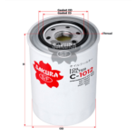 Sakura Oil Filter C-1012 for Mitsubishi