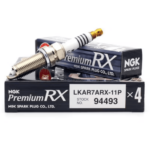 NGK Premium RX Ruthenium LKAR6ARX-P Spark Plug (4pcs)