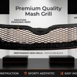 Premium Universal Front Mesh Grille – Fits Most Cars