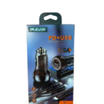 Pugan 3in1  5.5A Transparent Fast Charger with PD & USB Output
