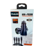 Pugan 96W Fast Charging Adapter (PD + USB) | 66W + PD 30W | QC6.0 15A Super Charge