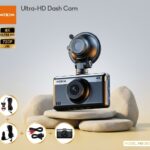 MOXOM MX-DC02 4K Ultra HD Dash Camera | Dual Camera + 3″ IPS Display